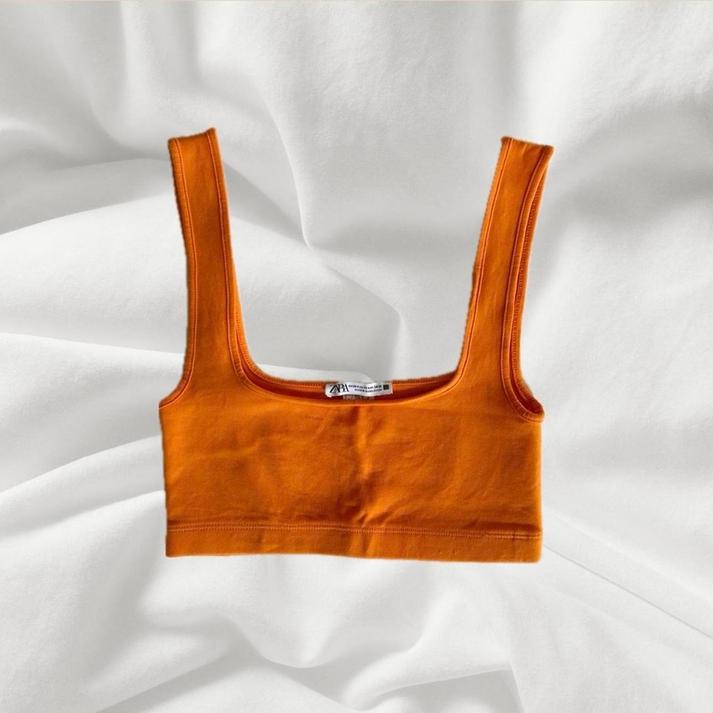 Zara Square Neck Crop Top